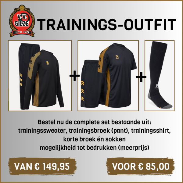 Trainings-Outfit V.V. Gilze 2025 Black-Gold Line
